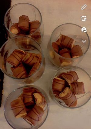Une photo de Tiramisus au kinder Bueno