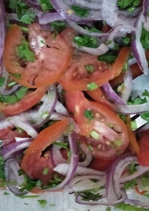 A picture of Kachumbari.