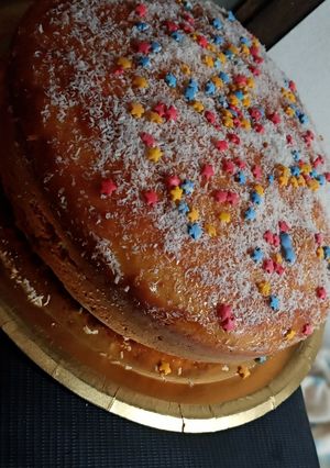 Una foto de Bizcochuelo caserito😋 para Acompañar los Mates❤🧉