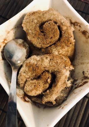 Una foto de Rolls de canela veganos🌿