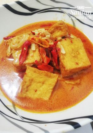 Foto resep Tahu santan bumbu iris
