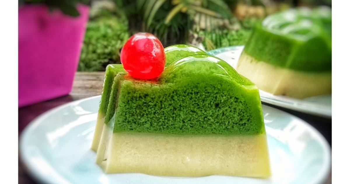 Resep Puding Pandan Lumut Mentega Selasabisa Oleh Evana Tati Cookpad