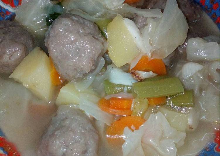 Resep Sop bakso ala Rista, Menggugah Selera