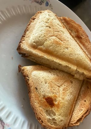 Melegszendvics sajttal recept fotója