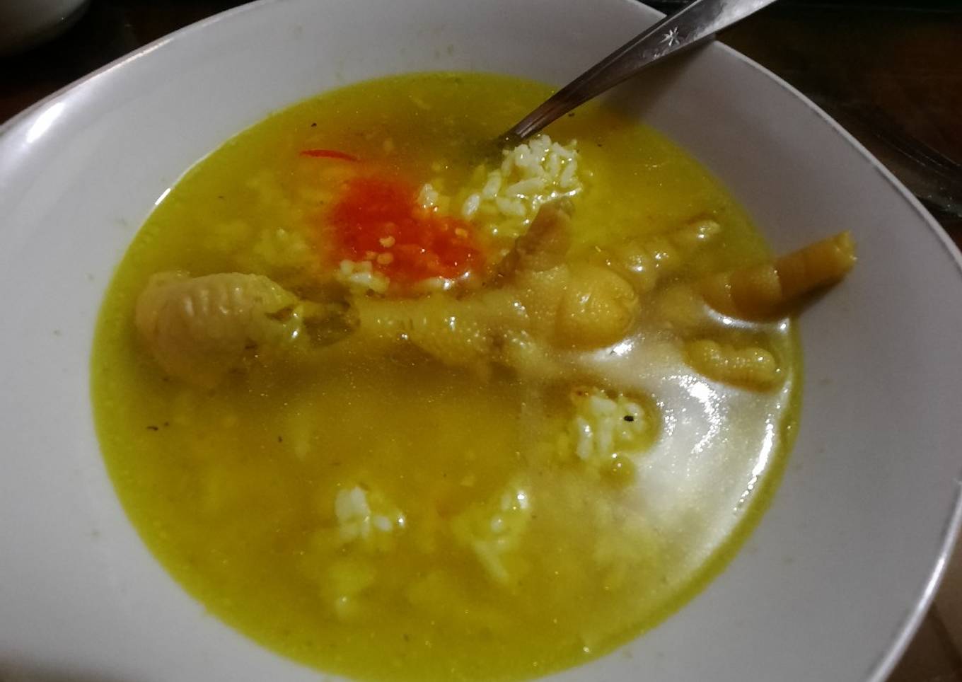 Soto Ceker dan Tulangan