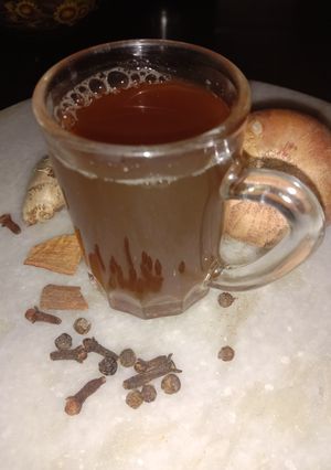 A picture of Spice onion ginger tea.