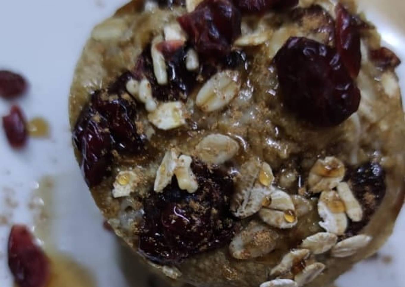 Muffins de avena con arándanos