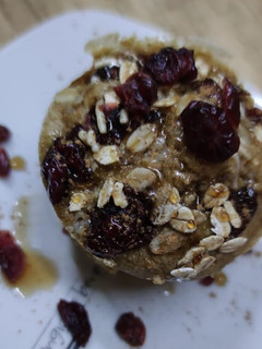 Una foto de Muffins de avena con arándanos