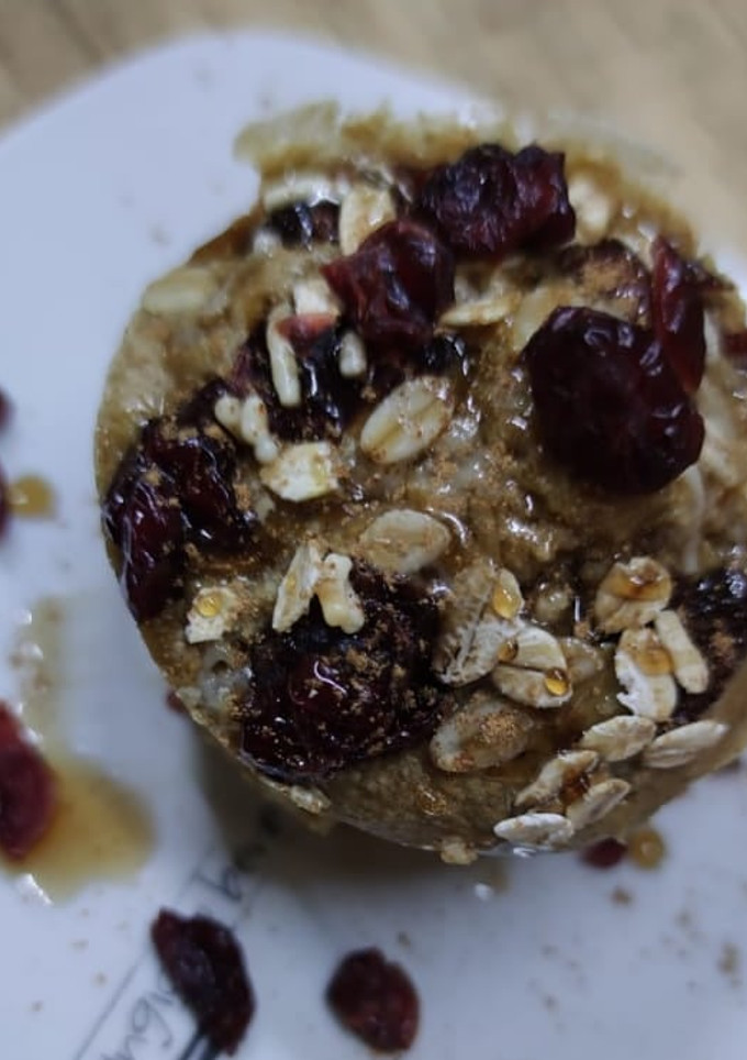 Una foto de Muffins de avena con arándanos