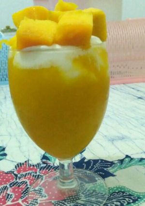 Foto resep Jus Mangga Kekinian #enakanbikinsendiri