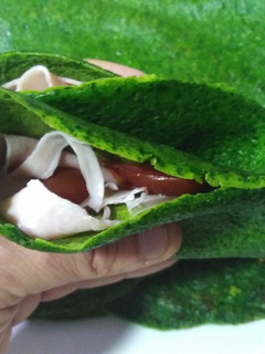 Una foto de Crep verde