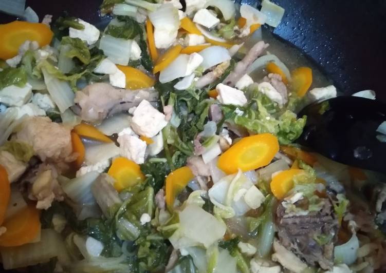 Tumis Ayam Tahu Sawi Putih BuKaTa