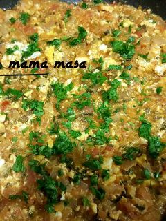 صورة لوصفة جز مز (بيض بالطماطم)