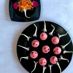 A picture of Rooh Afza Modak.