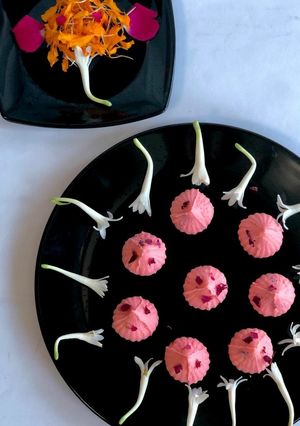 A picture of Rooh Afza Modak.