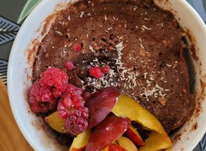 Une photo de Mug cake choco protéiné