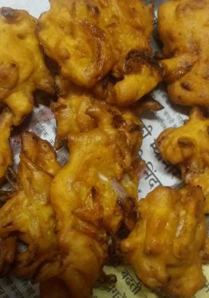 A picture of Onion Pakode.