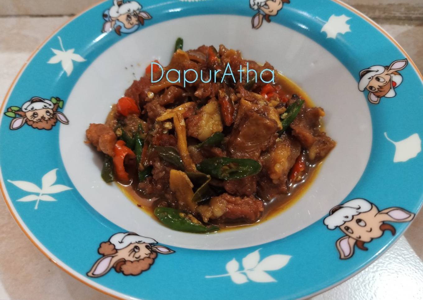 Oseng daging sapi