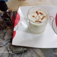 A picture of Apple almond drink.