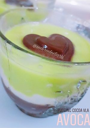 Foto resep Pudding Cocoa Vla Smoothie Avocado