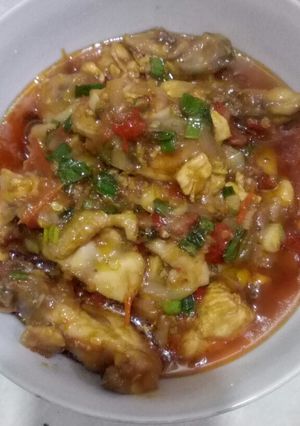 Foto resep Ayam filet saus tiram pedas nampol