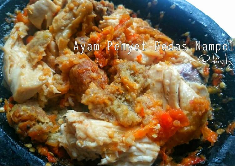 Ayam Penyet Pedas Simple