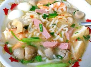 Hình của món Bánh canh bột mì.