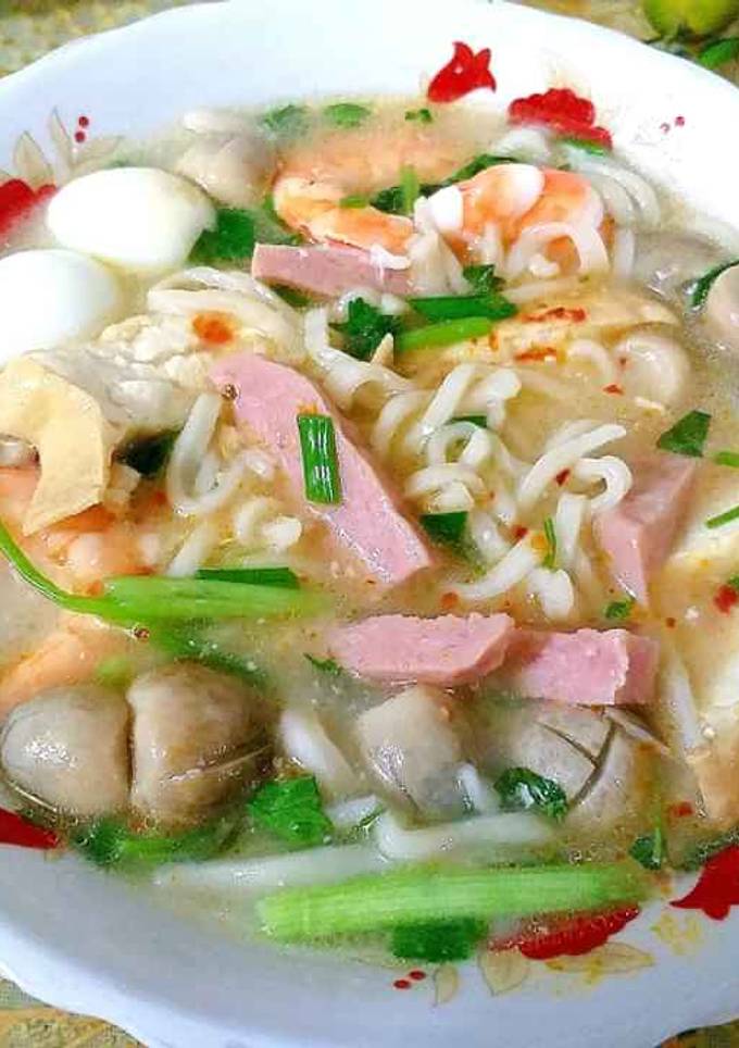 Hình của món Bánh canh bột mì.