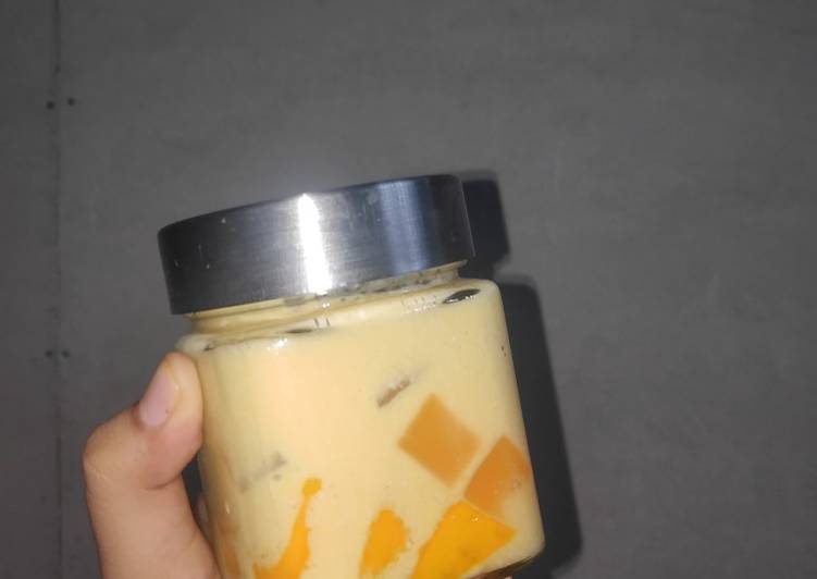 Resep Manggo Cheese Milk, Enak