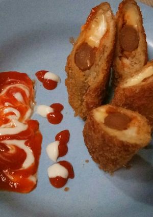 Foto resep Roti gulung sosis keju