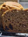 Pan de banana y canela sin gluten