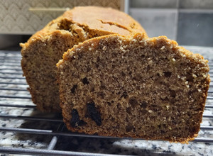 Una foto de Pan de banana y canela sin gluten