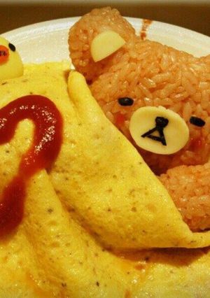 A picture of Rilakkuma Omurice.