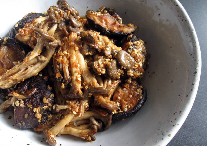 ‘Goma-ae’ Mushrooms