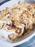 Broccoli and Hot Dog Gratin