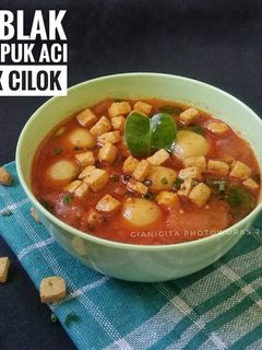 Foto resep Seblak Kuah Krupuk Mix Cilok