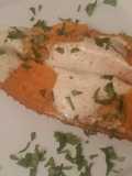 Cumin Baked Sweet Potato w/ Ancho Crema