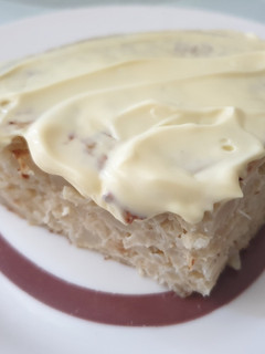 Una foto de Tortilla de coliflor con pimienta blanca y mayonesa