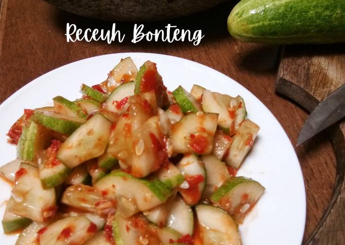 Resep Receuh Bonteng Rujak Timun Oleh Baha Giah Cookpad