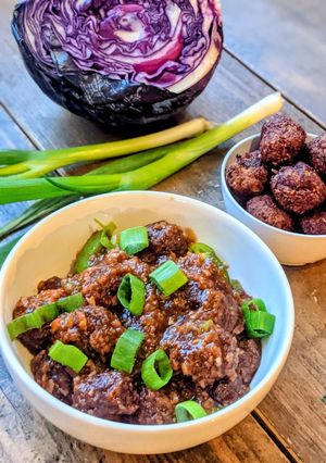 A picture of Thai Vegetables Manchurian.