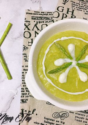 Hình của món Soup Măng Tây cho bé.
