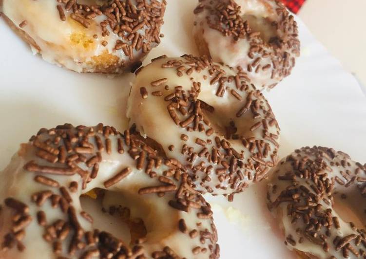 Steps to Prepare Homemade Wheat flour donuts