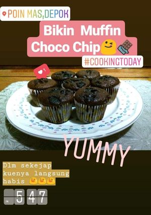 Foto resep Muffin Choco Chips🍫