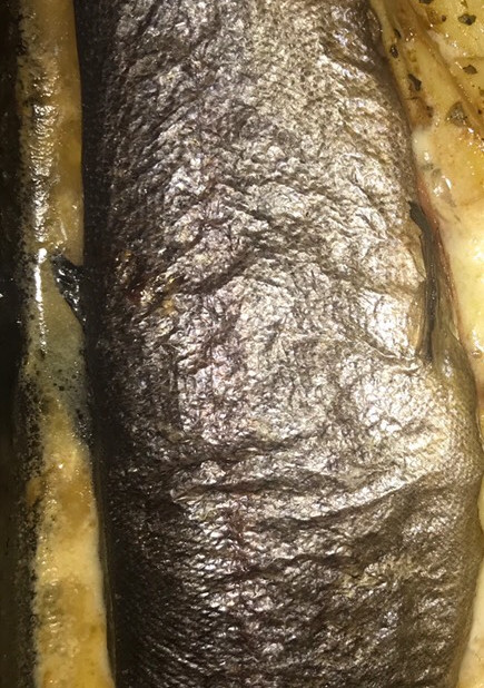 Una foto de Trucha al horno