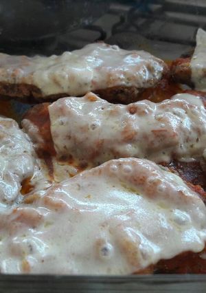 Foto de Bife a parmegiana 🍴🤗