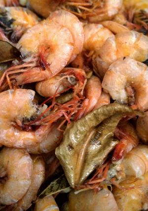 Foto resep Udang Goreng Mentega dan Daun Jeruk