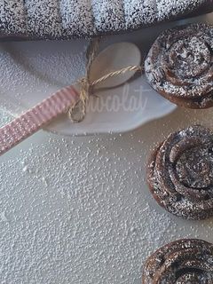 Una foto de Bizcocho de chocolate sin gluten (solo 3 ingredientes)
