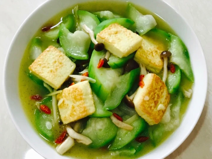 Langkah Gampang Membuat Resep Tumis gambas &amp;amp; tahu yang Bikin Ngiler Anti Ribet, Sempurna