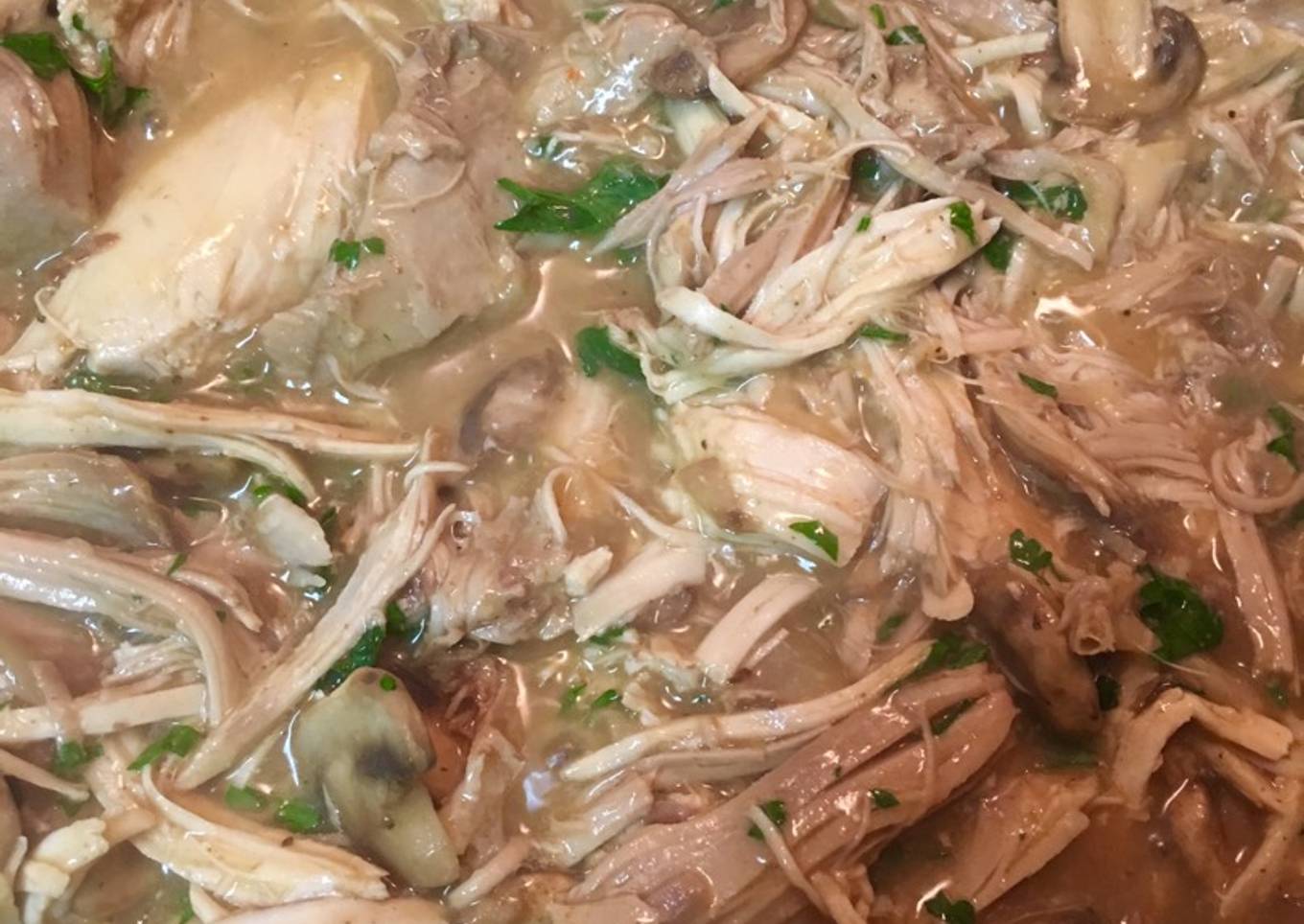 Turkey in Mushroom Sauce