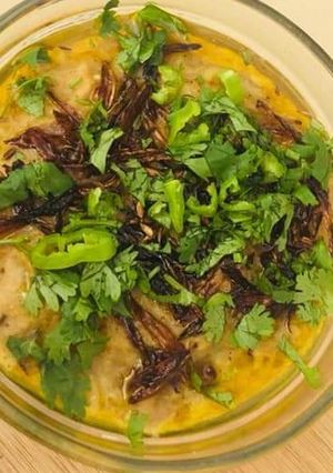 A picture of Tukray (from Left over Roti and left over salan).